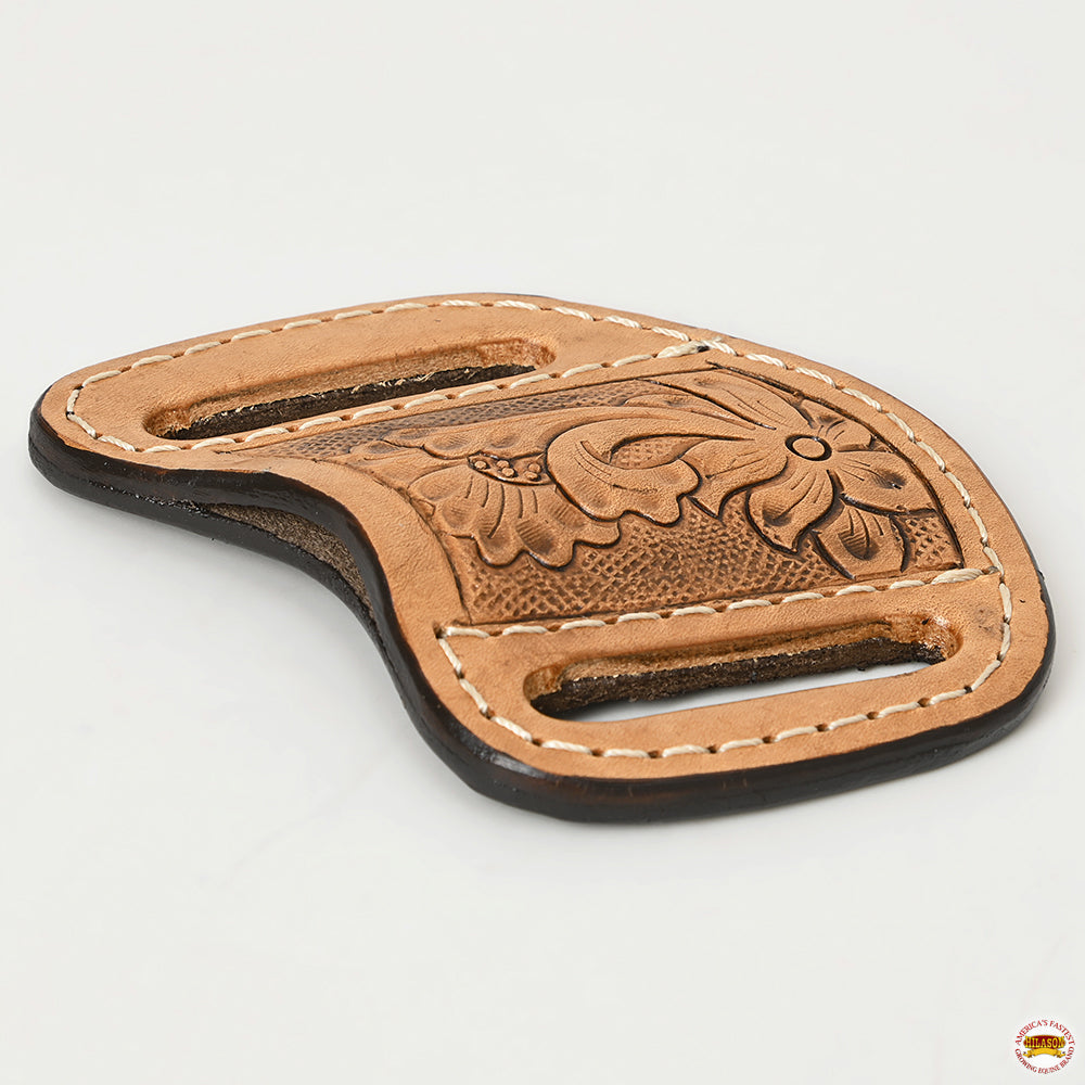 Med-Lrg Hilason Western Floral Stylish Design Geniune Leather Knife Holder