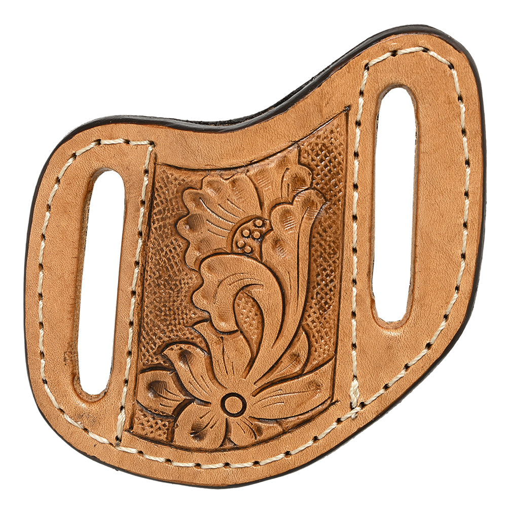 Med-Lrg Hilason Western Floral Stylish Design Geniune Leather Knife Holder