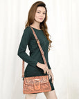 American Darling Wallet Hand Tooled Genuine Leather women bag western handbag purse