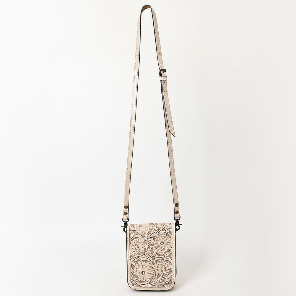 American Darling Cell Phone Holder Hand Tooled Genuine Leather women bag western handbag purse