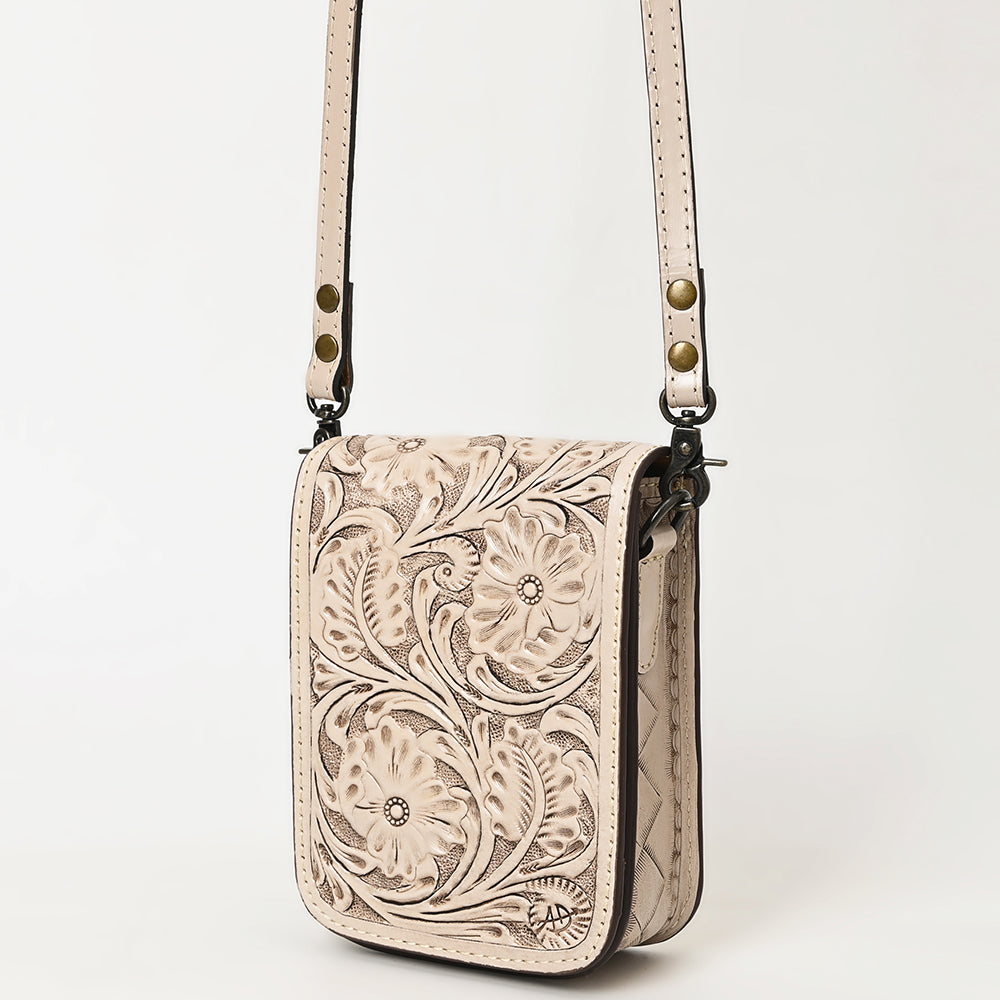 American Darling Cell Phone Holder Hand Tooled Genuine Leather women bag western handbag purse