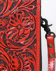 American Darling Cell Phone Holder Hand Tooled Genuine Leather women bag western handbag purse