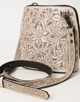 American Darling Cross Body Hand Tooled Genuine Leather women bag western handbag purse