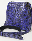 American Darling Cross Body Hand Tooled Genuine Leather women bag western handbag purse