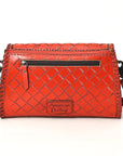American Darling ADBG1137A Clutch Hand Tooled Genuine Leather women bag western handbag purse