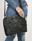 American Darling Cross Body Hand Tooled Genuine Leather women bag western handbag purse