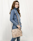 American Darling Cross Body Hand Tooled Genuine Leather women bag western handbag purse