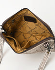 American Darling Cross Body Hand Tooled Genuine Leather women bag western handbag purse
