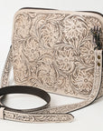 American Darling Cross Body Hand Tooled Genuine Leather women bag western handbag purse
