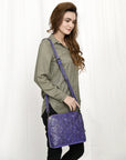 American Darling Cross Body Hand Tooled Genuine Leather women bag western handbag purse