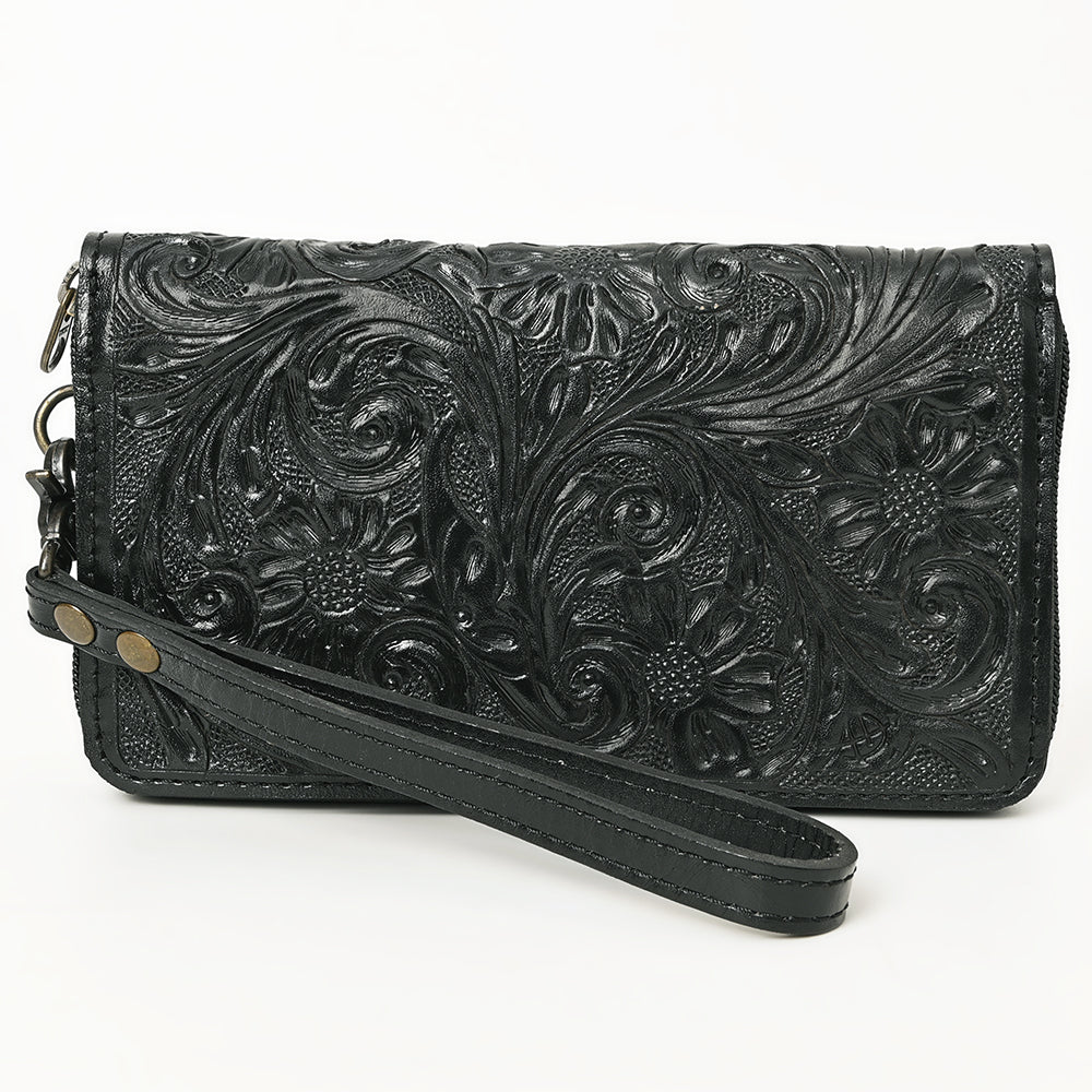 American Darling Clutch Hand Tooled Genuine Leather women bag western handbag purse