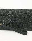 American Darling Clutch Hand Tooled Genuine Leather women bag western handbag purse