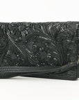 American Darling Clutch Hand Tooled Genuine Leather women bag western handbag purse