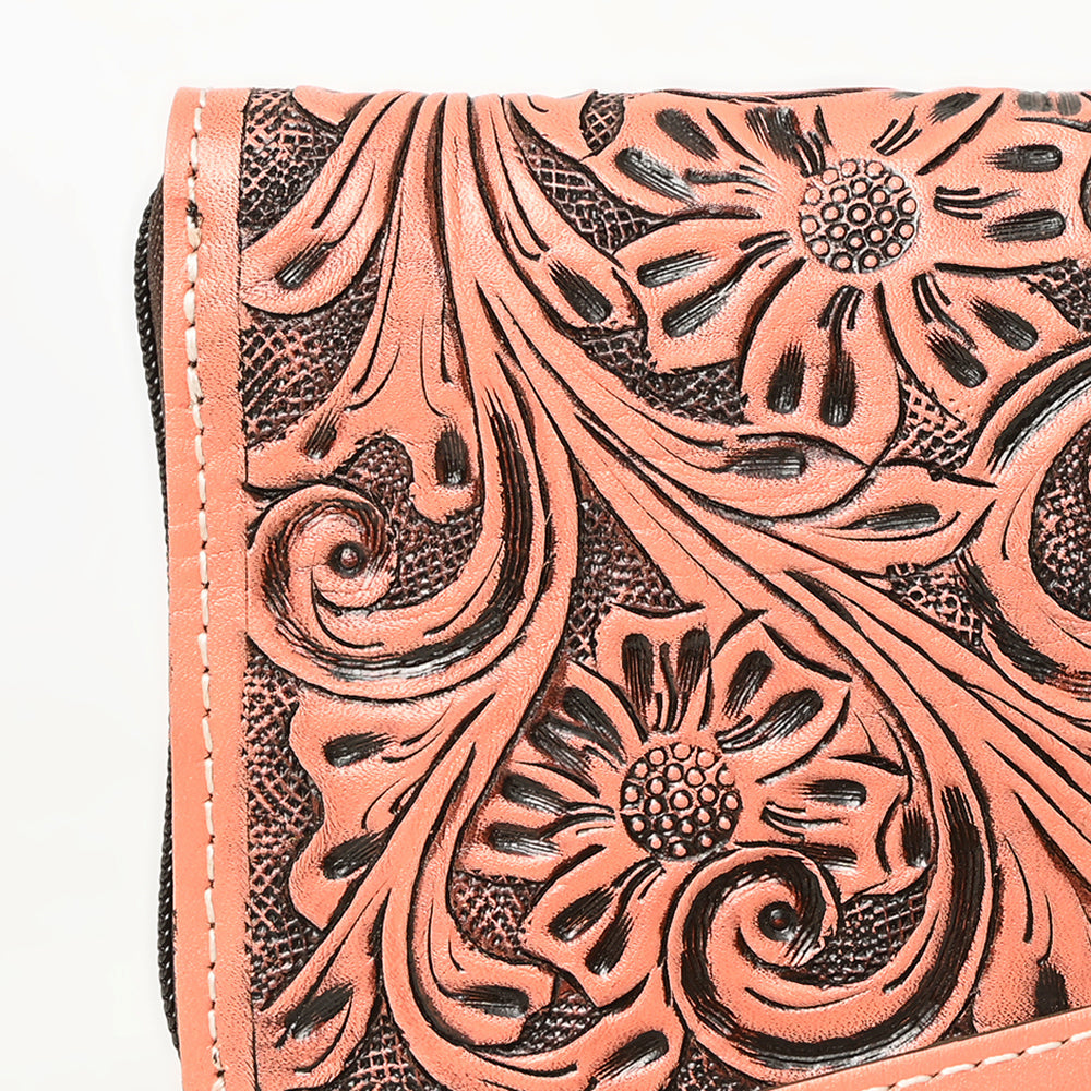 American Darling Clutch Hand Tooled Genuine Leather women bag western handbag purse
