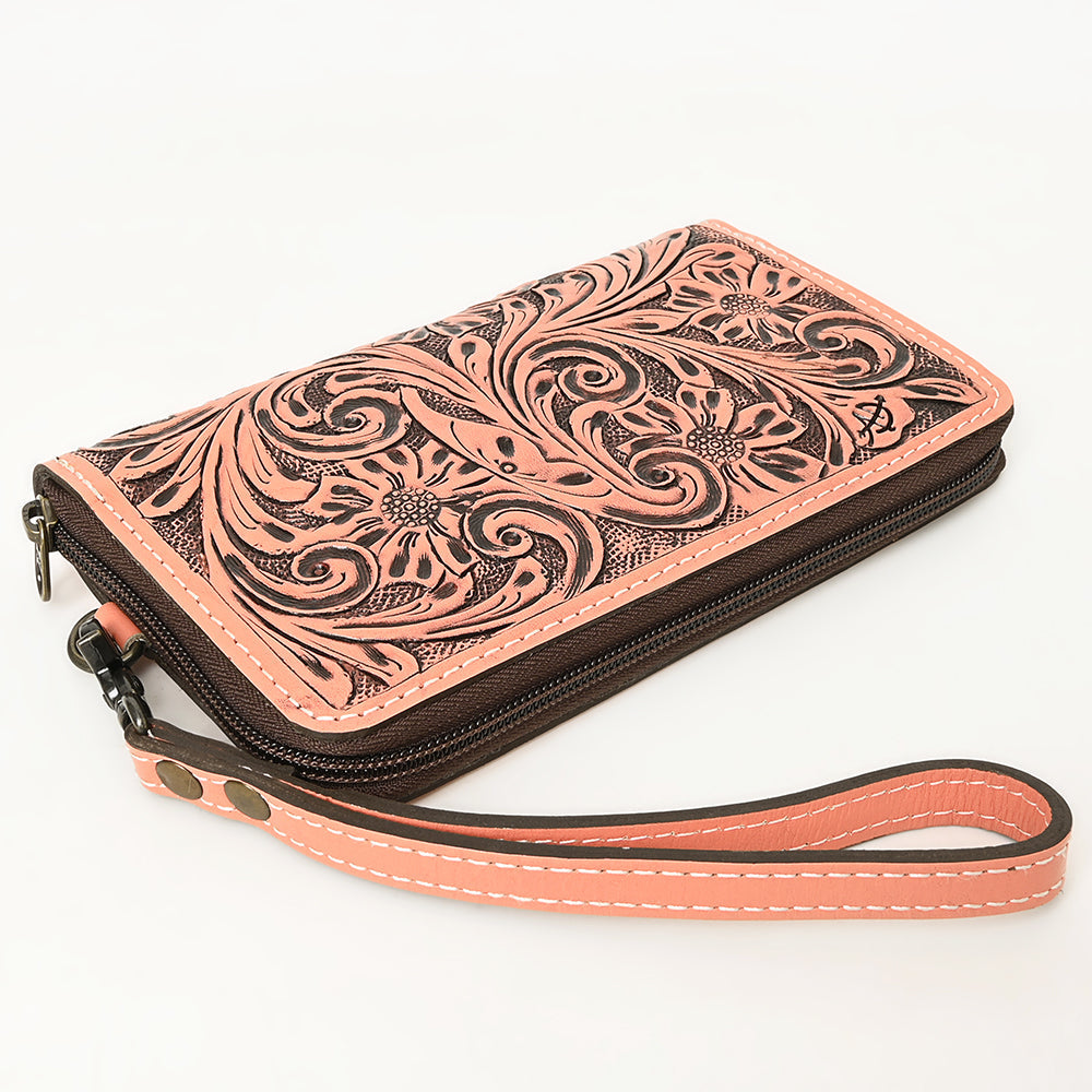 American Darling Clutch Hand Tooled Genuine Leather women bag western handbag purse