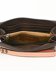 American Darling Clutch Hand Tooled Genuine Leather women bag western handbag purse