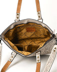 American Darling Tote Hand Tooled Genuine Leather women bag western handbag purse