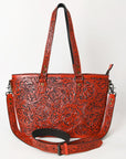American Darling Tote Hand Tooled Genuine Leather women bag western handbag purse