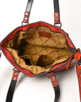 American Darling Tote Hand Tooled Genuine Leather women bag western handbag purse