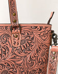 American Darling Tote Hand Tooled Genuine Leather women bag western handbag purse