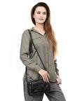American Darling Clutch Hand Tooled Genuine Leather Women Bag Western Handbag Purse