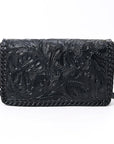 American Darling Clutch Hand Tooled Genuine Leather Women Bag Western Handbag Purse