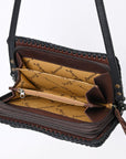 American Darling Clutch Hand Tooled Genuine Leather Women Bag Western Handbag Purse