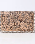 American Darling Clutch Hand Tooled Genuine Leather Women Bag Western Handbag Purse