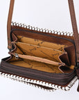 American Darling Clutch Hand Tooled Genuine Leather Women Bag Western Handbag Purse