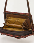 American Darling Clutch Hand Tooled Genuine Leather Women Bag Western Handbag Purse