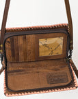 American Darling Clutch Hand Tooled Genuine Leather Women Bag Western Handbag Purse