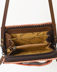 American Darling Clutch Hand Tooled Genuine Leather Women Bag Western Handbag Purse