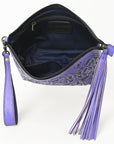 American Darling Hand Tooled Genuine Leather Women Bag Western Handbag Purse