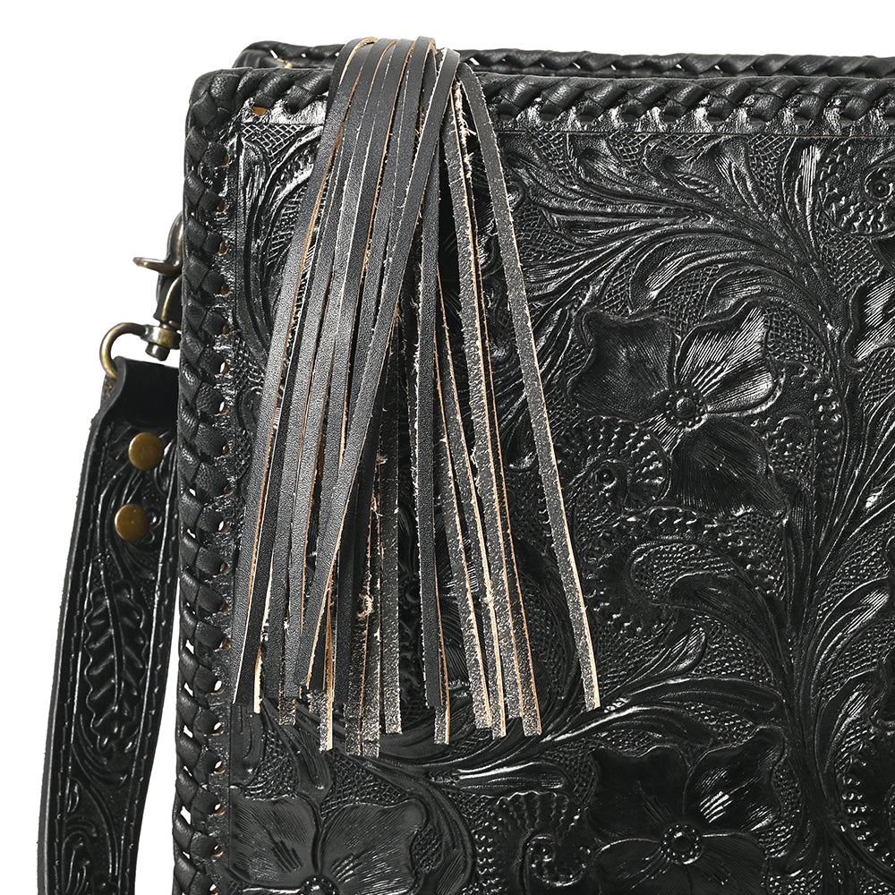 American Darling Hand Tooled Genuine Leather Women Bag Western Handbag Purse