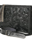 American Darling Hand Tooled Genuine Leather Women Bag Western Handbag Purse