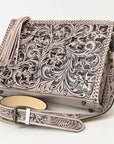 American Darling Hand Tooled Genuine Leather Women Bag Western Handbag Purse