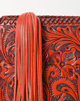 American Darling Hand Tooled Genuine Leather Women Bag Western Handbag Purse