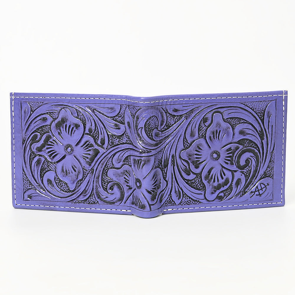 American Darling Wallet Hand Tooled Genuine Leather Women Bag Western Handbag Purse