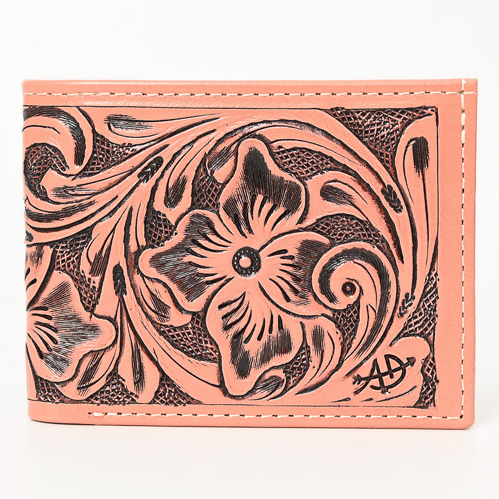 American Darling Wallet Hand Tooled Genuine Leather Women Bag Western Handbag Purse