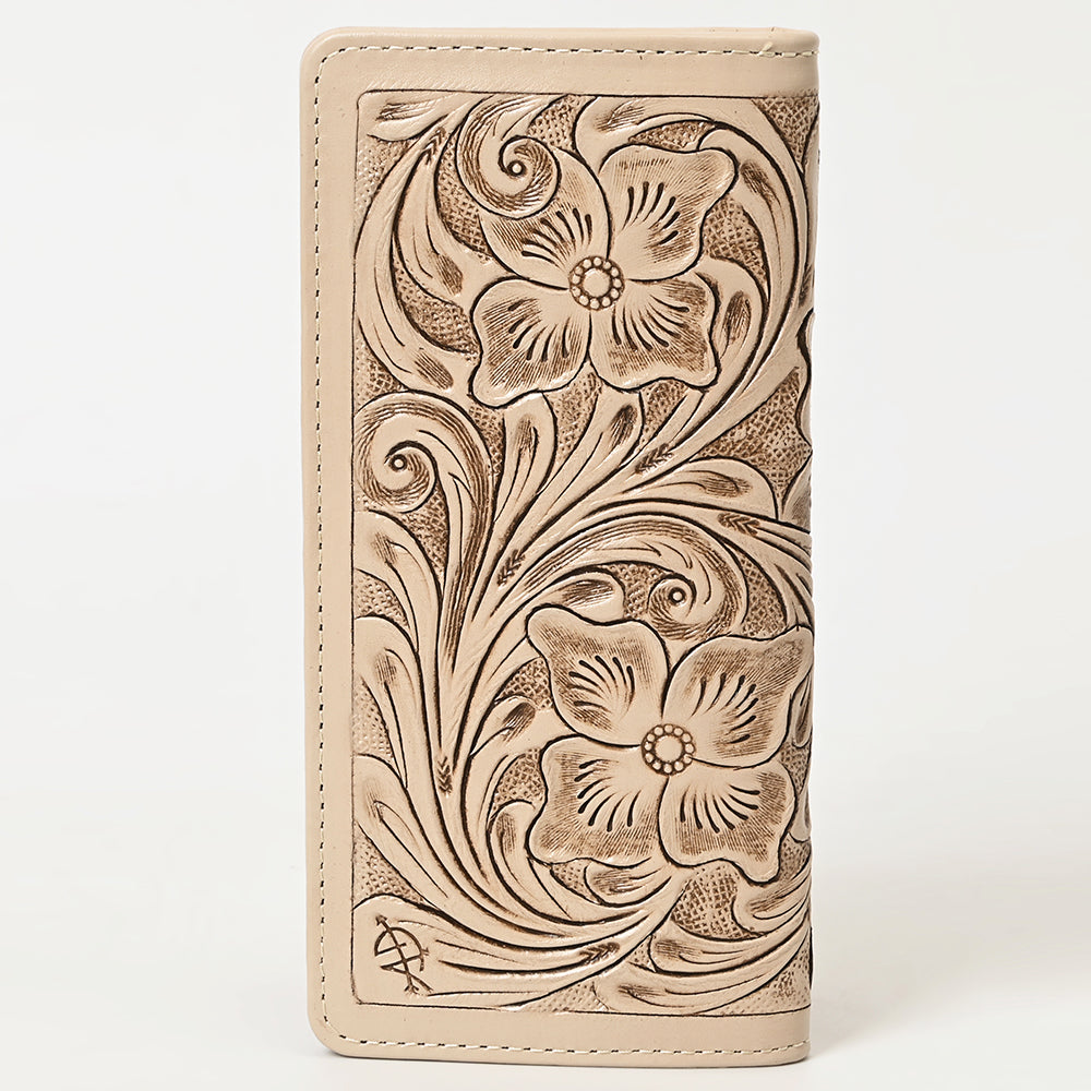 American Darling Wallet Hand Tooled Genuine Leather Women Bag Western Handbag Purse