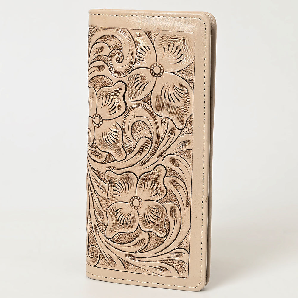 American Darling Wallet Hand Tooled Genuine Leather Women Bag Western Handbag Purse