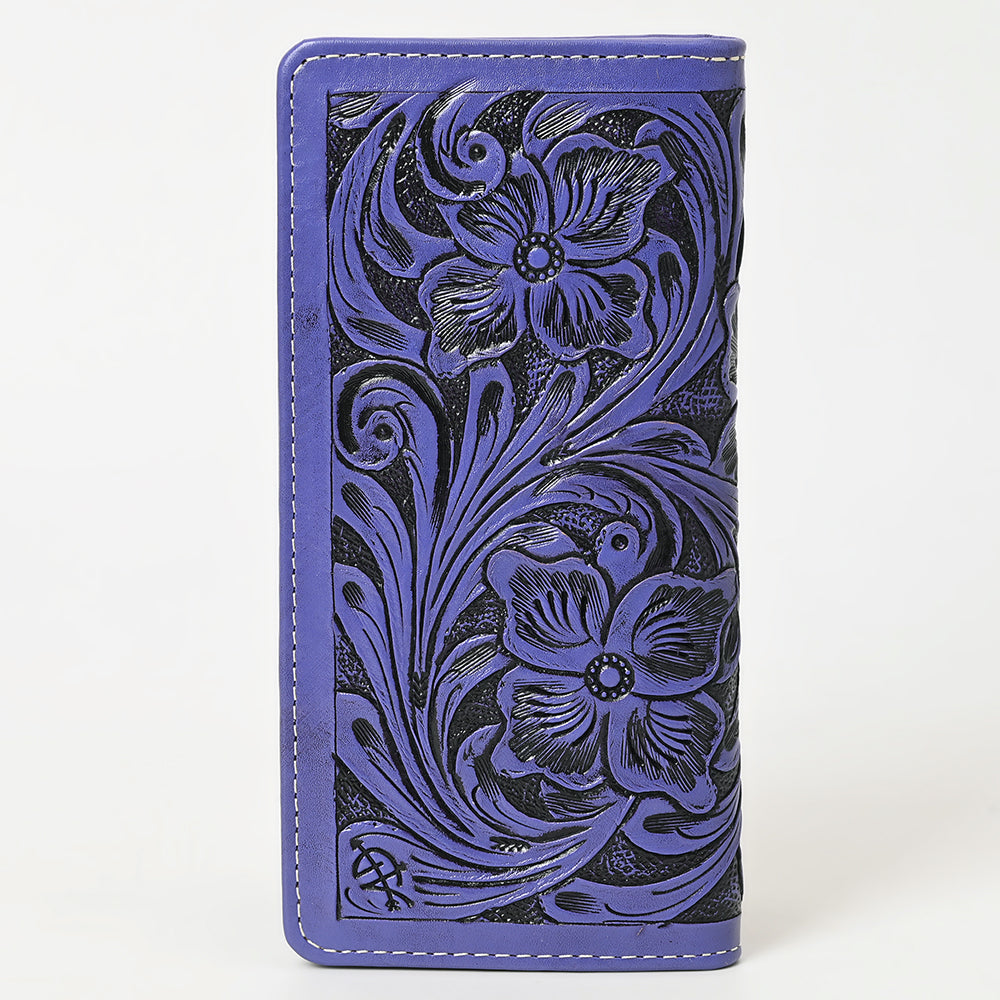 American Darling Wallet Hand Tooled Genuine Leather Women Bag Western Handbag Purse