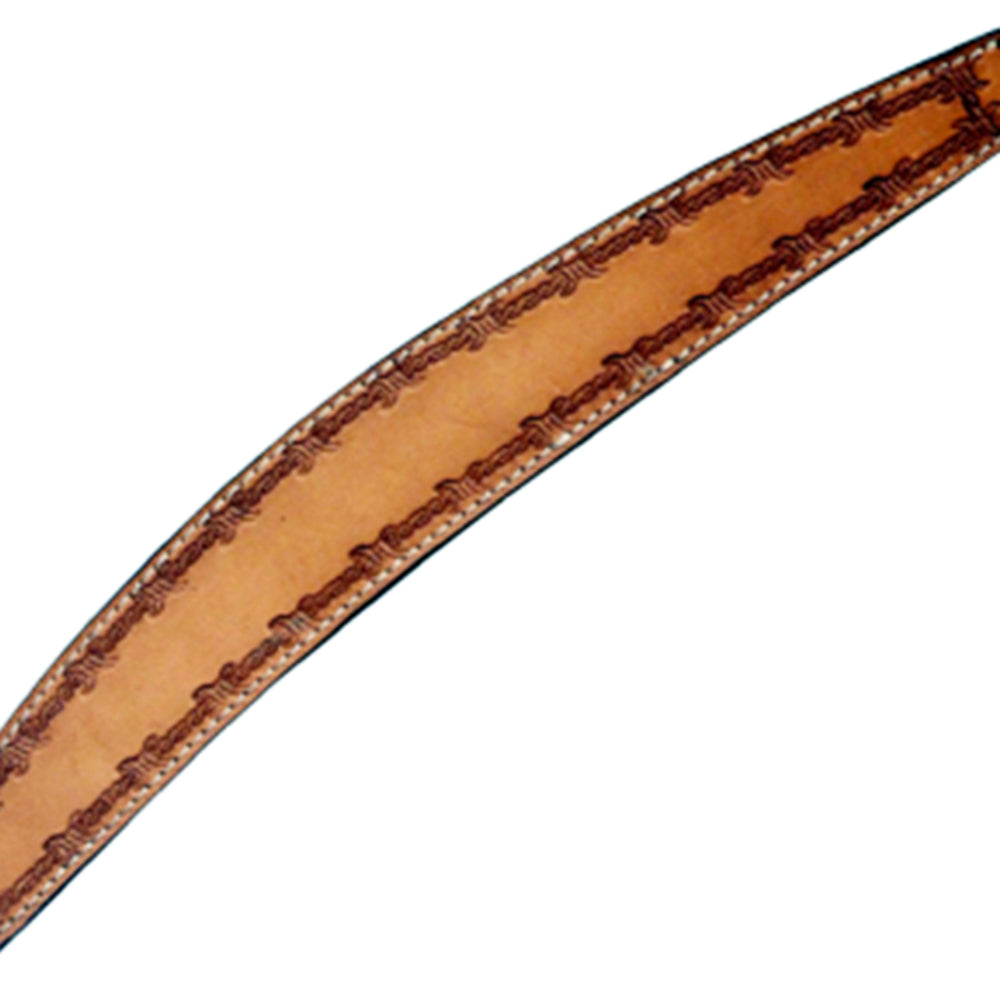 Bar H Equine Leather Horse Headstall Breast Collar &amp; One Ear Headstall Tan