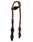 Bar H Equine Western Leather Horse Tack Set Basket Weave Tooled Dark Brown