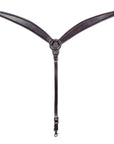 Bar H Equine Western Genuine Leather Horse Tack Set Dark Brown