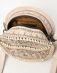American Darling Canteen Hand Tooled Genuine Leather Women Bag Western Handbag Purse