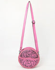 American Darling Canteen Hand Tooled Genuine Leather Women Bag Western Handbag Purse