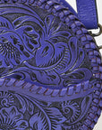 American Darling Canteen Hand Tooled Genuine Leather Women Bag Western Handbag Purse