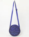 American Darling Canteen Hand Tooled Genuine Leather Women Bag Western Handbag Purse