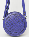 American Darling Canteen Hand Tooled Genuine Leather Women Bag Western Handbag Purse